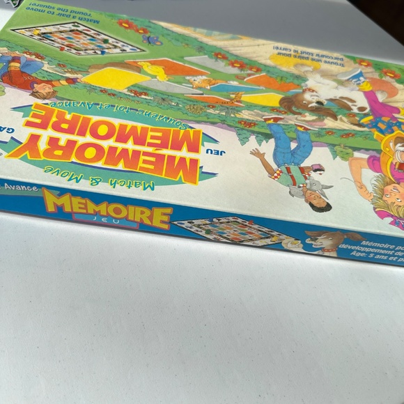 Vintage 1986 Match And Move Memory Board Game Complete Milton Bradley Kids 80's - Picture 5 of 11